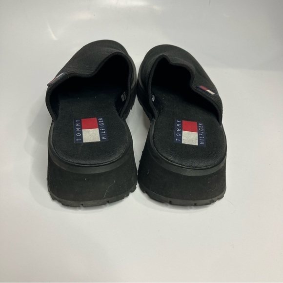 Y2K Tommy Hilfiger black‎ mules size 10 - Picture 4 of 7